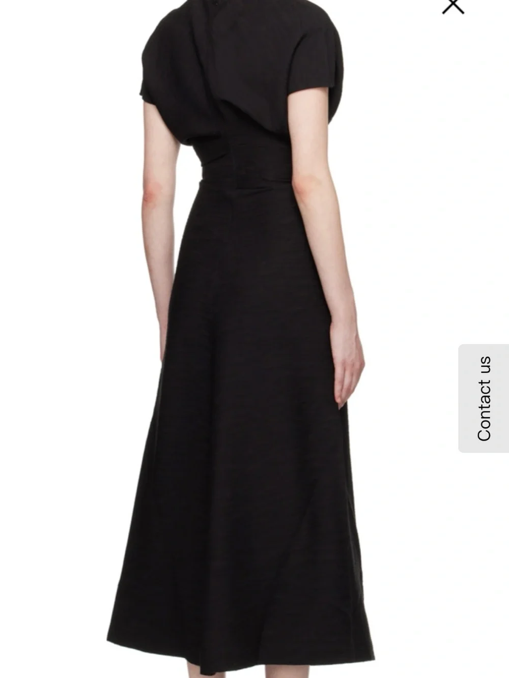 Toteme slouch waist dress black size 32. - Picture 9 of 11